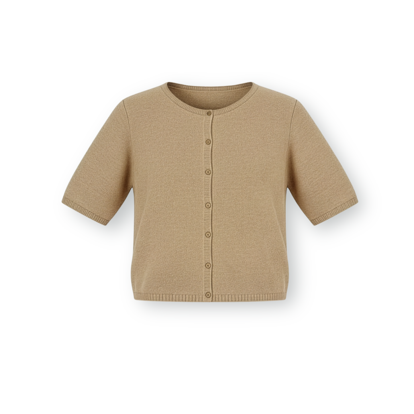 Cortado Short Sleeve Cashmere Cardigan in Stock