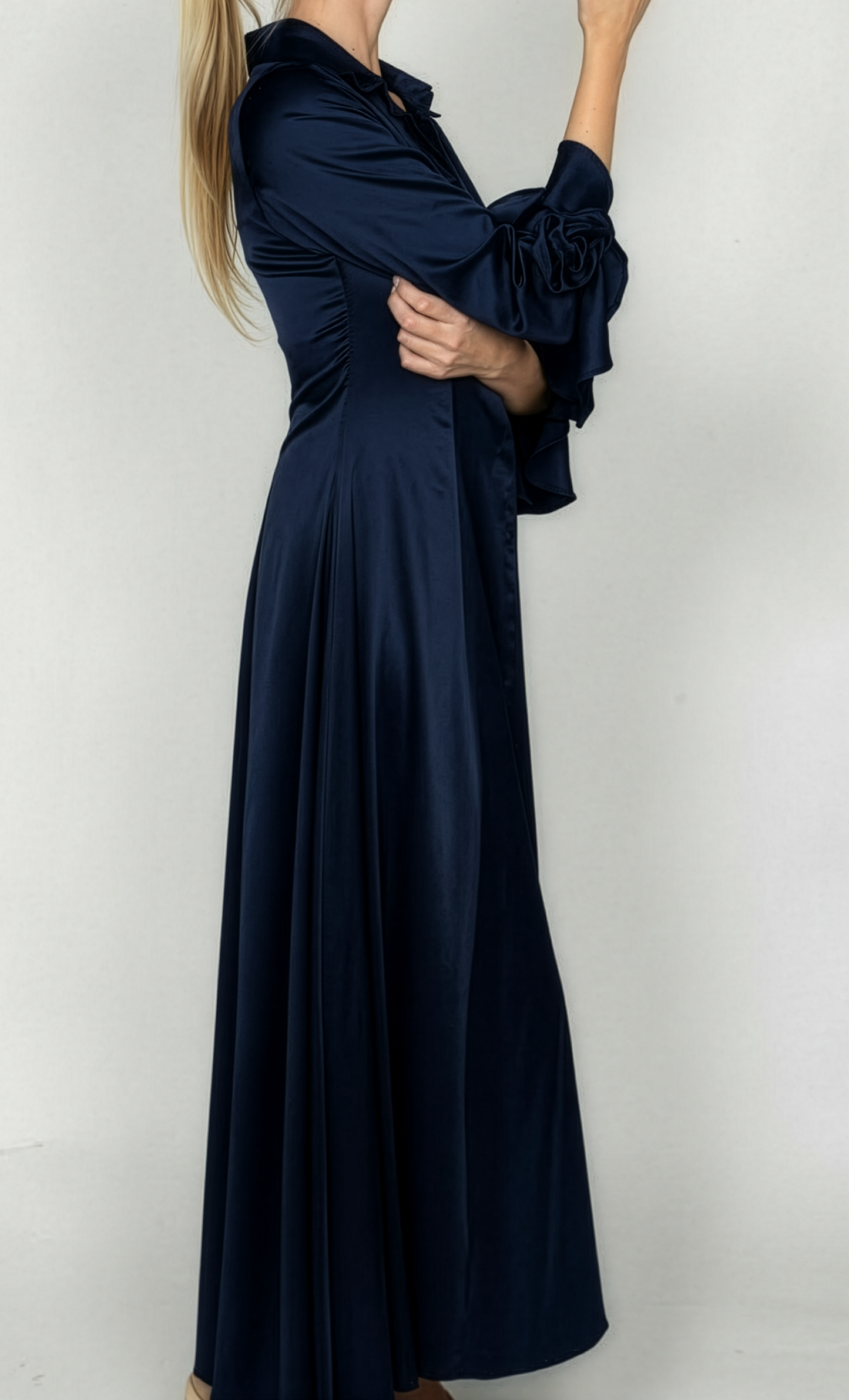 Liby Dress with Roses AW26