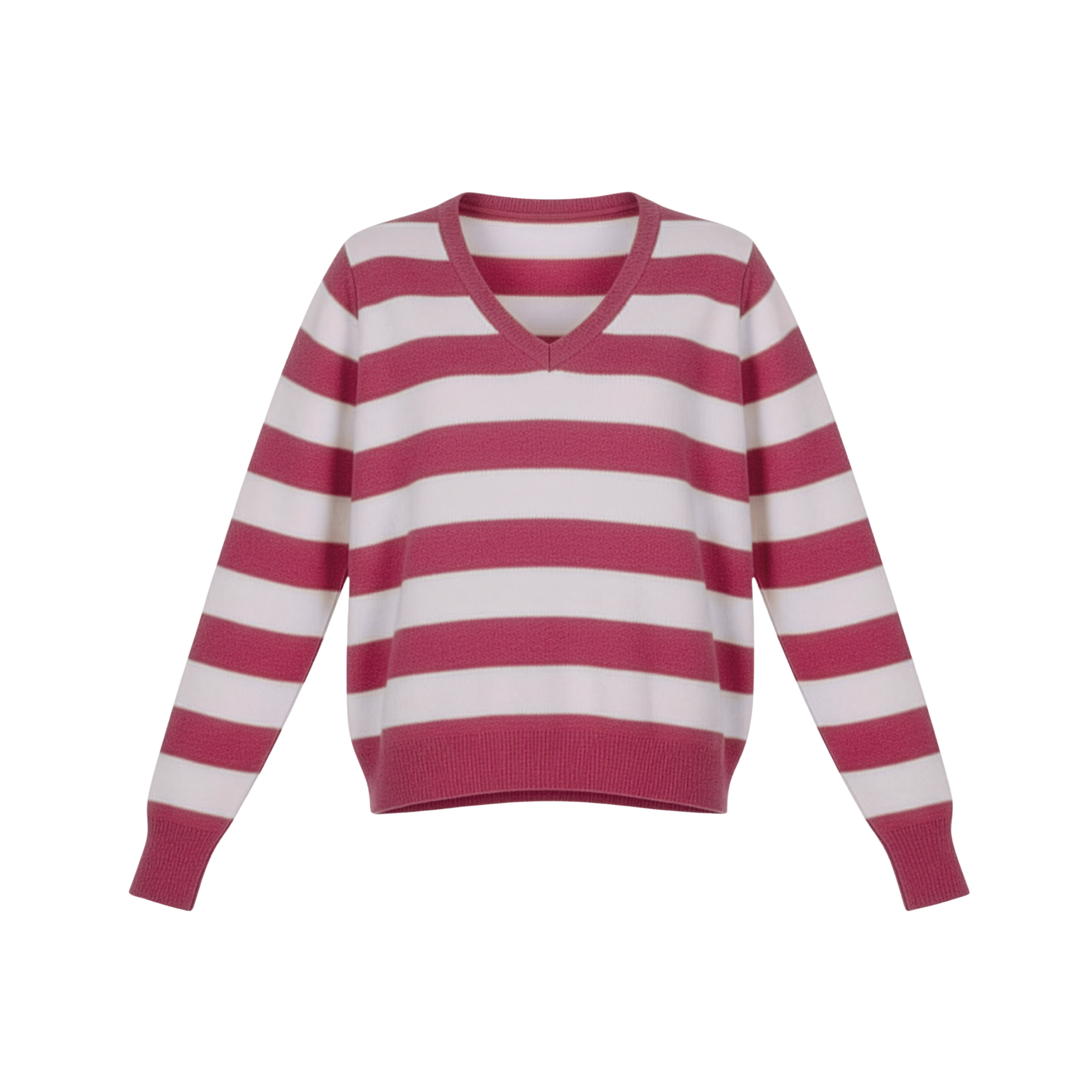 Rosso Striped V-Neck Sweater AW26